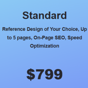 Standard Website Package